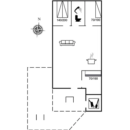 Feriehus Hunlef - 1-7km From The Sea By Interhome Bolilmark